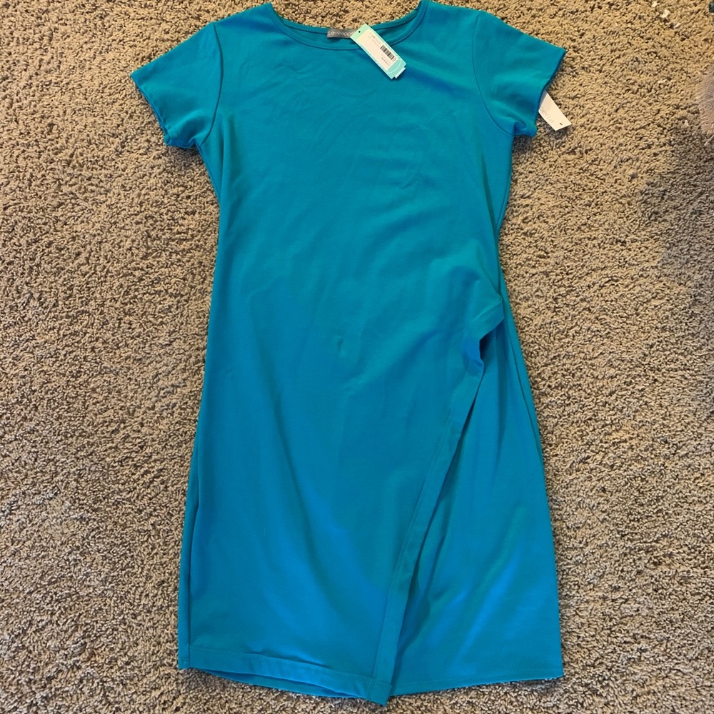 Teal/Green Fitted Dress